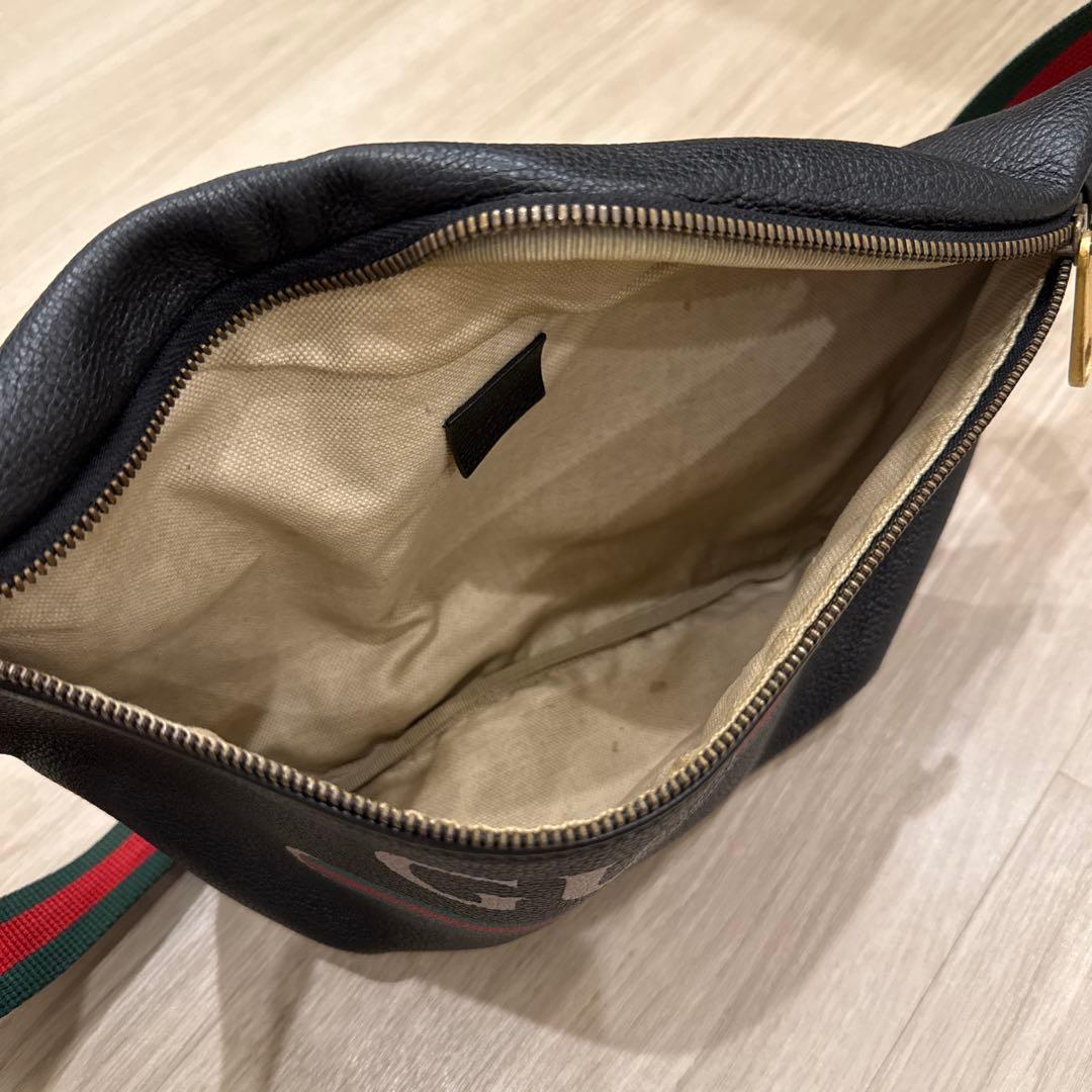 GUCCI グッチ シェリーライン ボディバッグ ウエストポーチ メンズ GUCCI