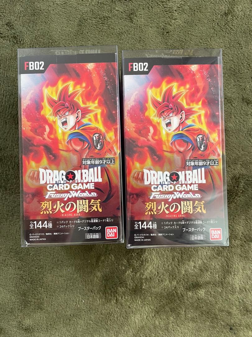 ドラゴンボールカード ブースターパック 烈火の闘気 英語版 未開封ボックス