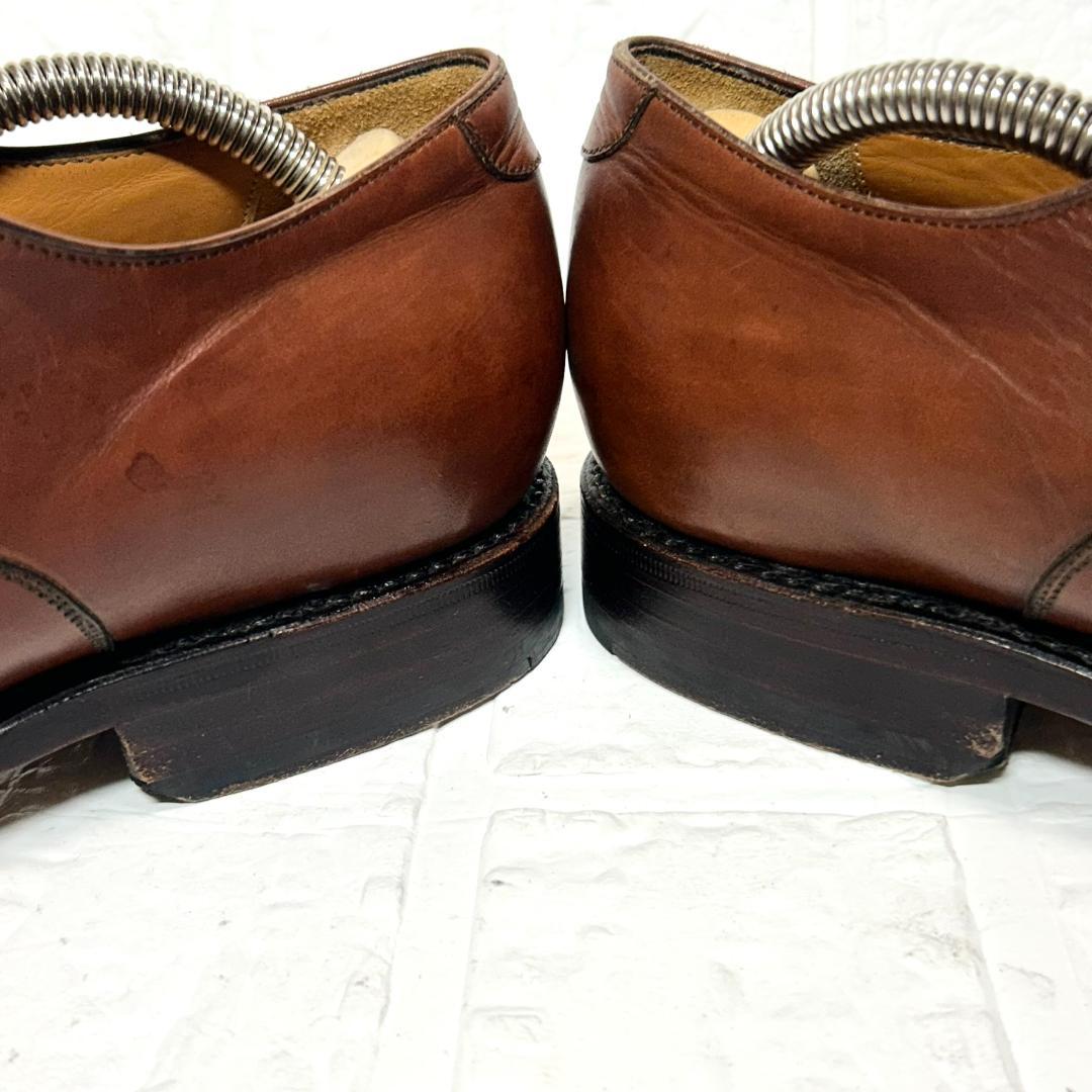 ジャランスリウァヤ　革靴　ブラウン　ストレートチップ　　内羽根　27.5cm