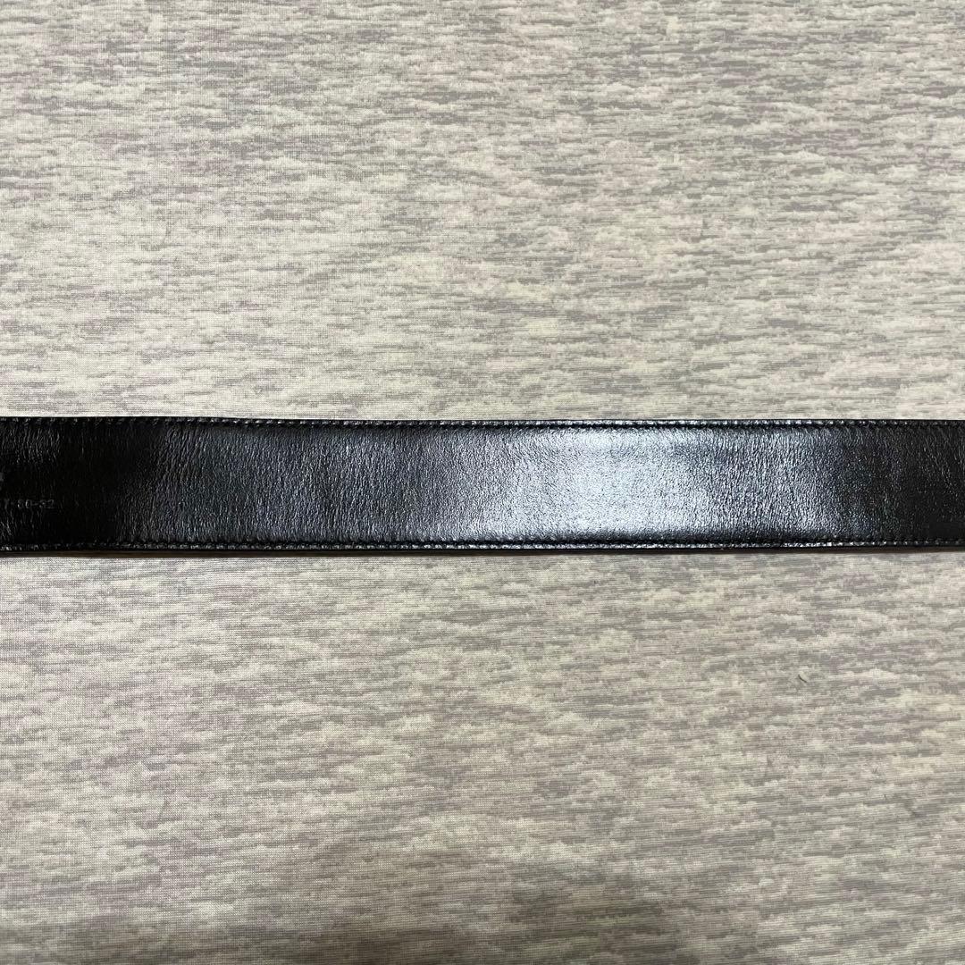 美品【GUCCI】GGキャンバス ベルト レザー　メンズ　《ショッパー別売り》