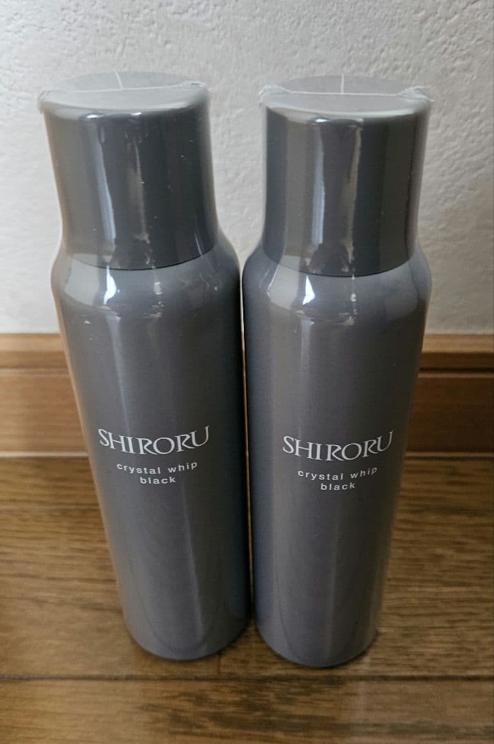 SHIRORUクリスタルホイップブラック120g2本セット - メルカリ