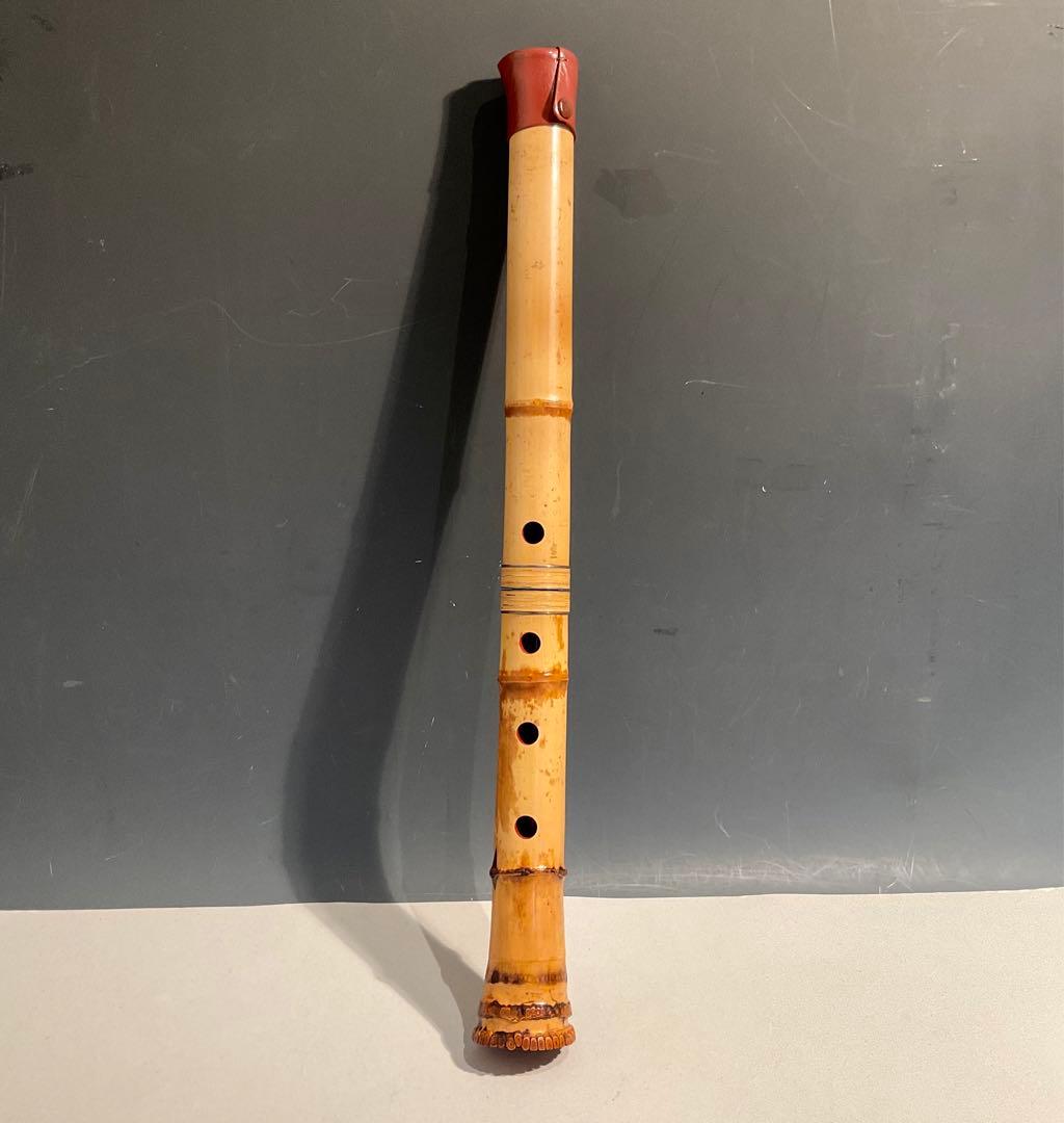 3111701M 極上 尺八 名工鹿山銘 完品 一尺六寸 歌口バチ型 - メルカリ