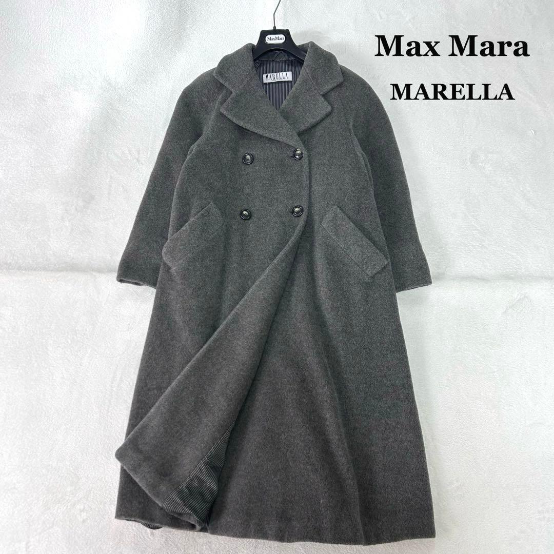 美品✨マックスマーラ　マレーラ　アルパカ　モヘア　ダブル　ふんわりシャギーコート Max Mara（マックスマーラ） 【カラー限定特価】MAX MARA オーバー