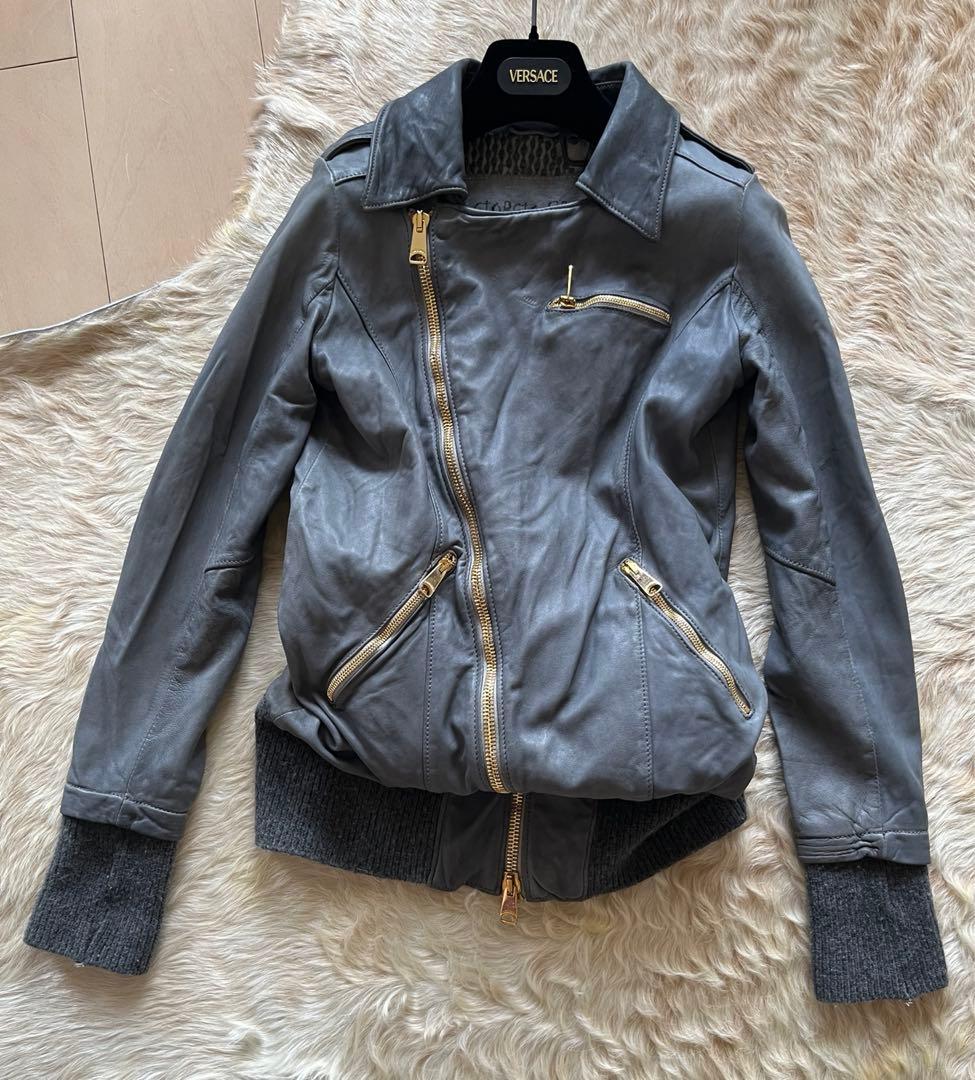 定価20万円❣️ GiorgioBrato レザージャケット 風合加工 - メルカリ