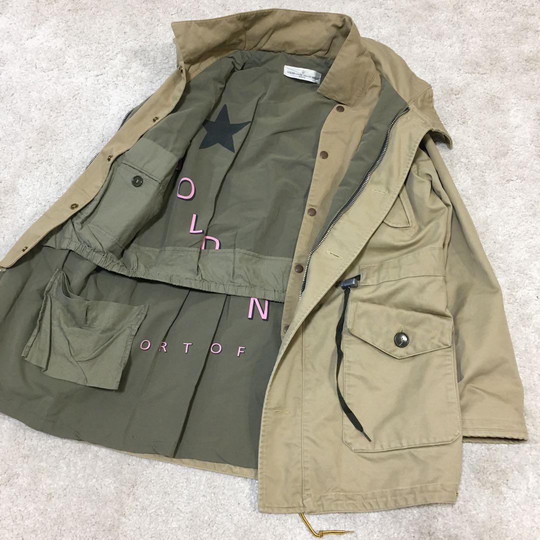 ゴールデングース ♫ フィールドジャケット モッズコート ベージュ S