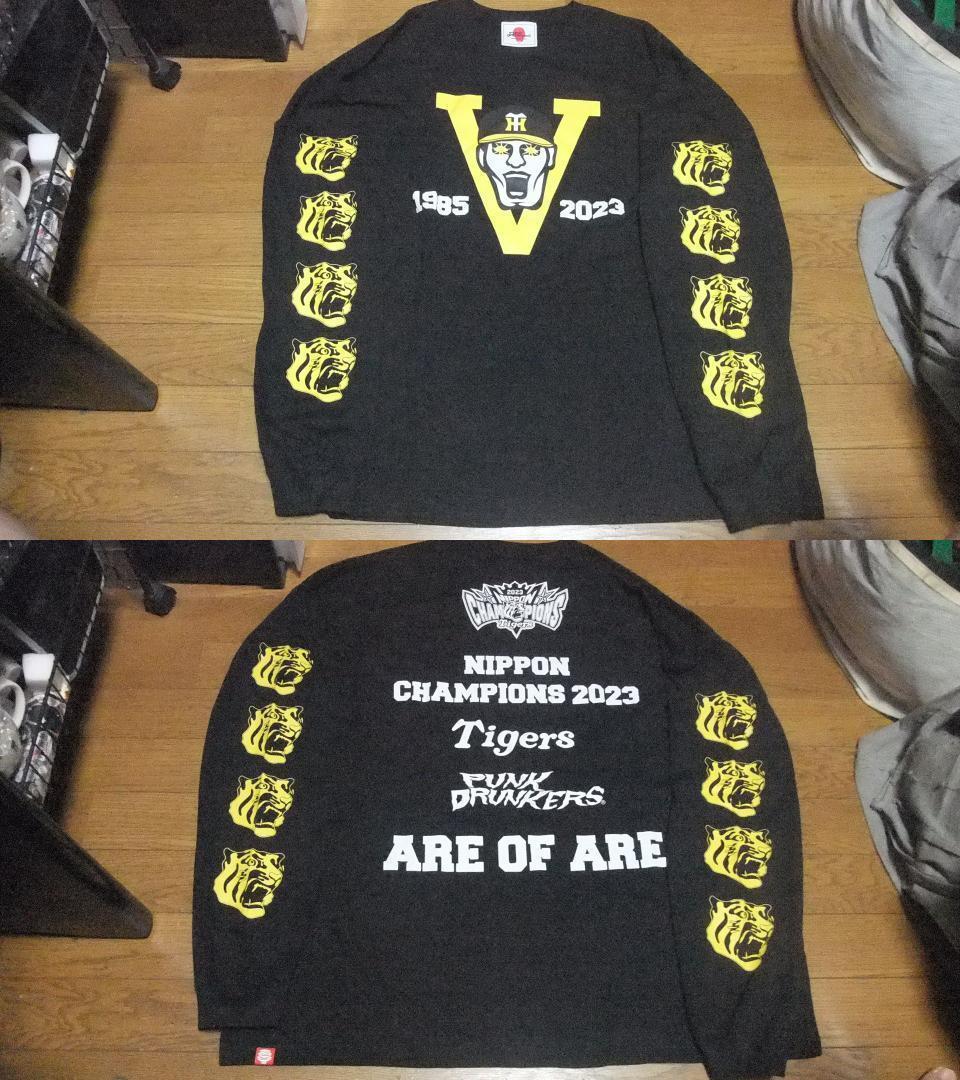 パンクドランカーズ XL 阪神タイガース 未使用 Tシャツ 日本一 優勝 黒