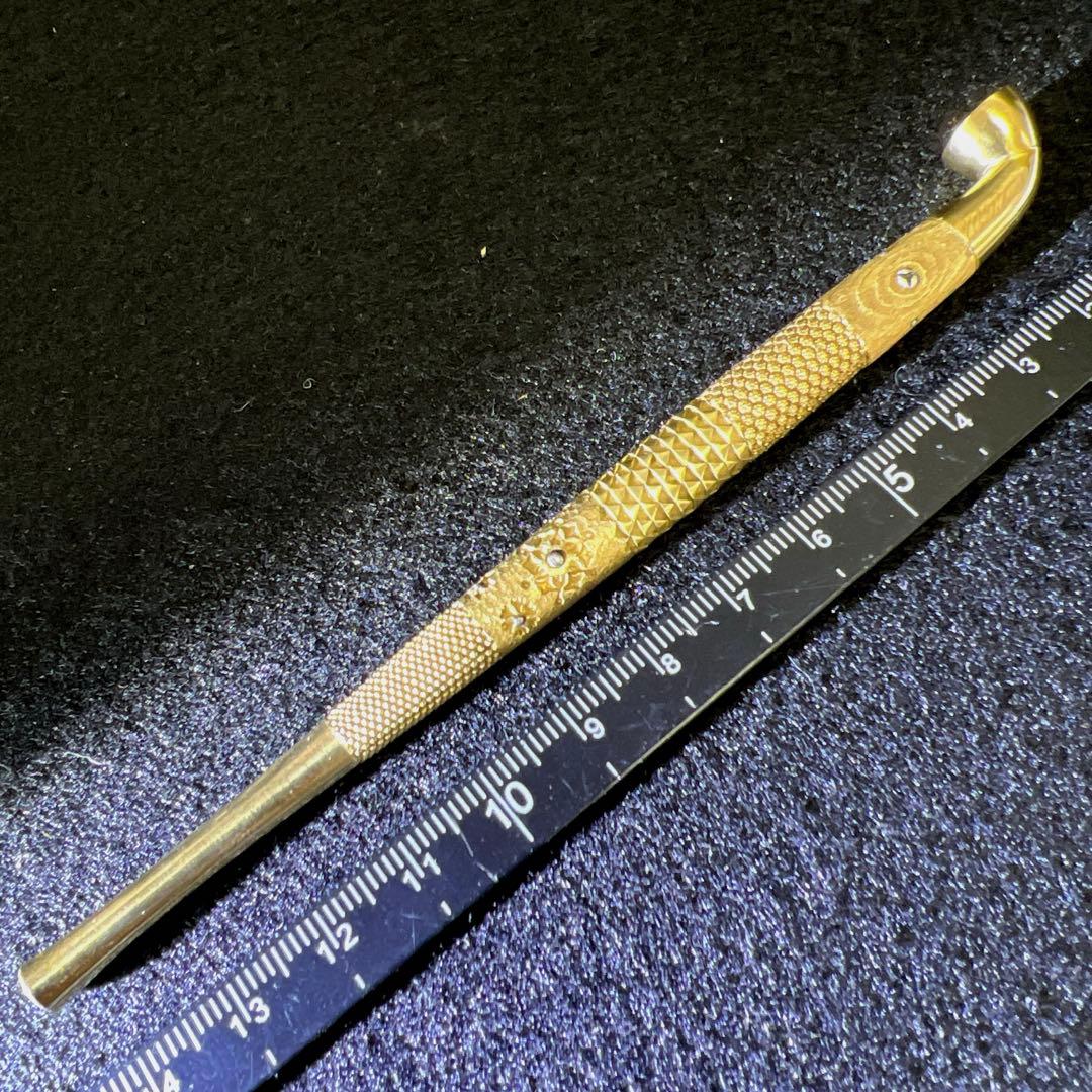 時代 極上手 金煙管 20.9g/13.7㎝ 東Y8-0109☆2Fトトヒサ