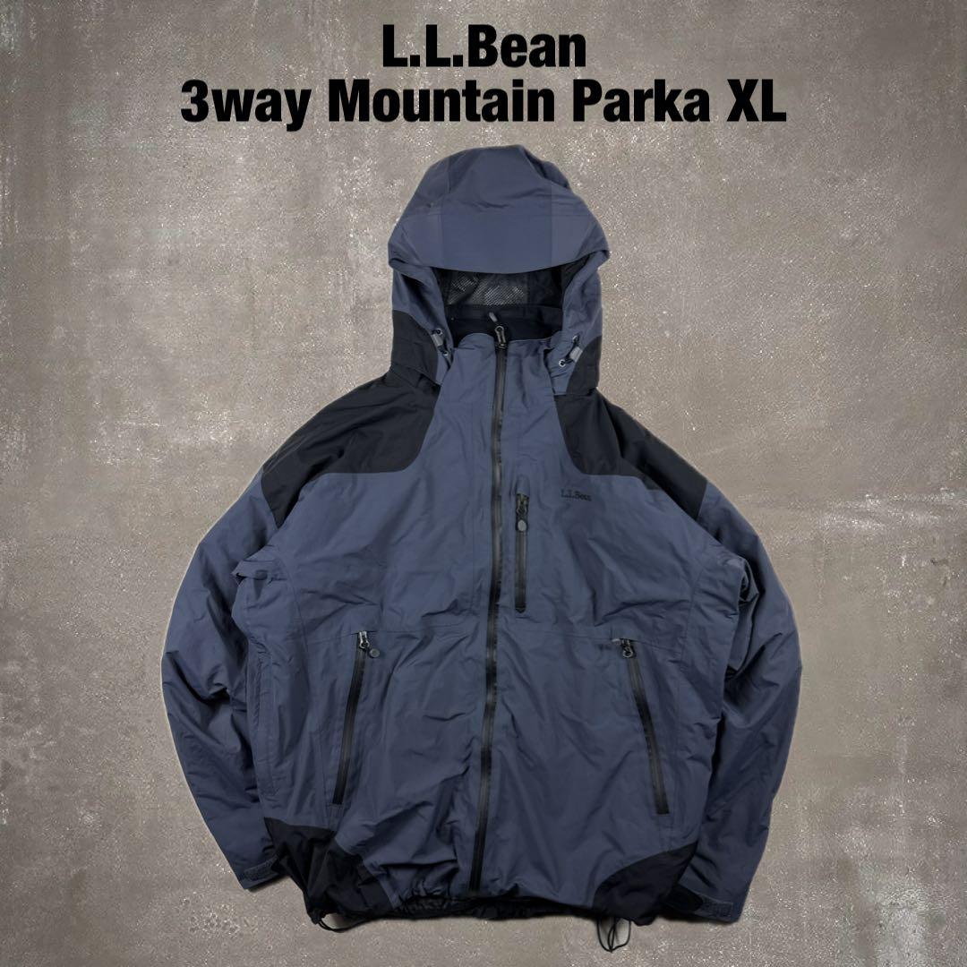 llbean ナイロンジャケット マウンテンパーカー プリマロフト中綿ライナー L.L.Bean（エルエルビーン） ナイロンジャケット ウォータープルーフ