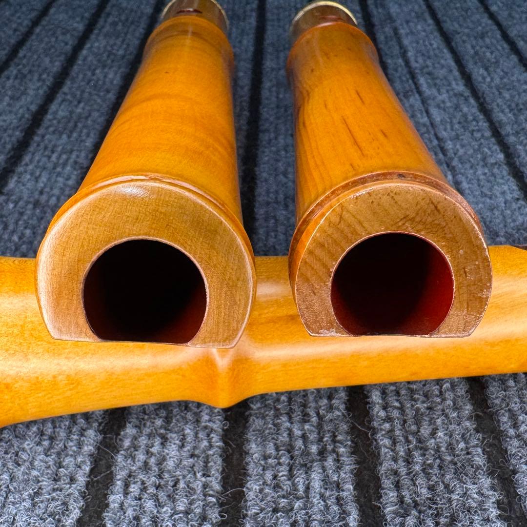 尺八 銘木 琴風尺八 2管セット