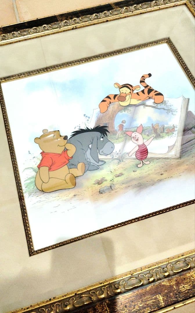 DISNEY ディズニー くまのプーさん セル画 豪華貴重 当時物 - メルカリ