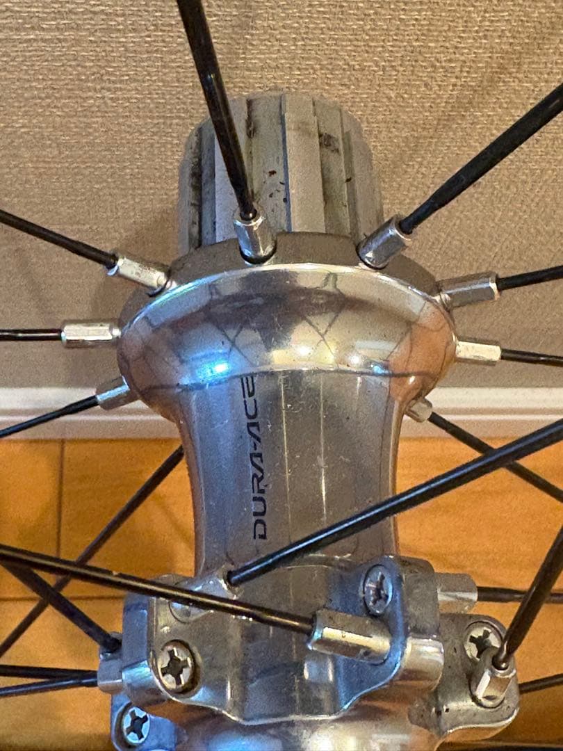 SHIMANO WH-9000 C24TU 前輪難あり SHIMANO WH-9000 C24TU 前輪難あり