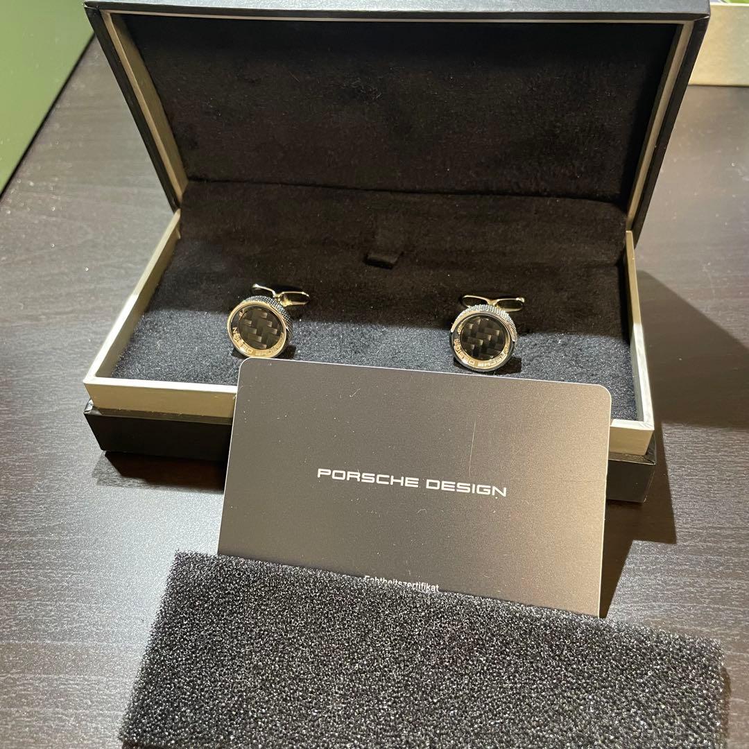 ポルシェデザイン PORSCHE DESIGN カーボン柄 デザイン カフス