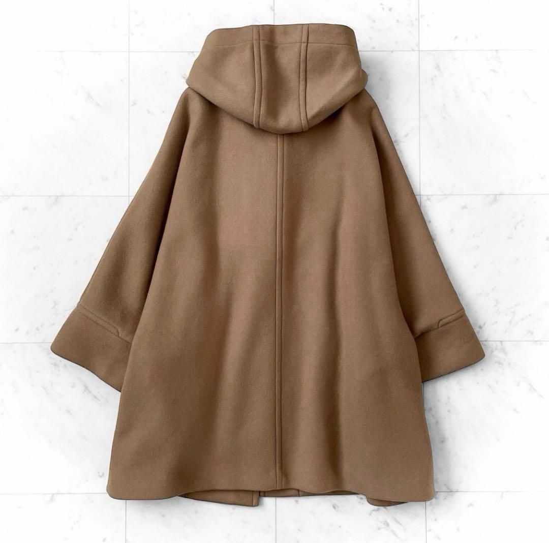 極美品 フレームワーク 23AW メルトン ダッフル ポンチョコート