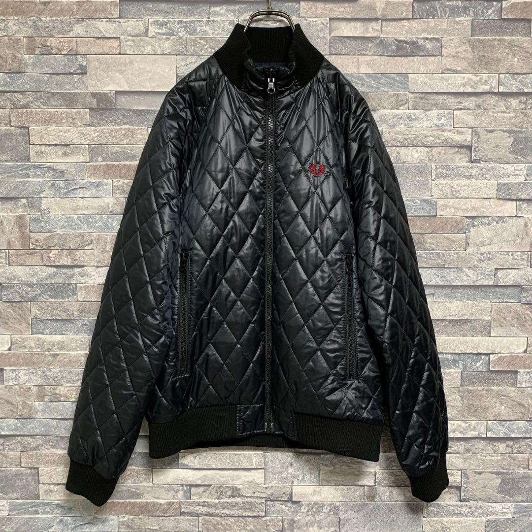FRED PERRY リバーシブルブルゾンジャケット チェック キルト サイズO