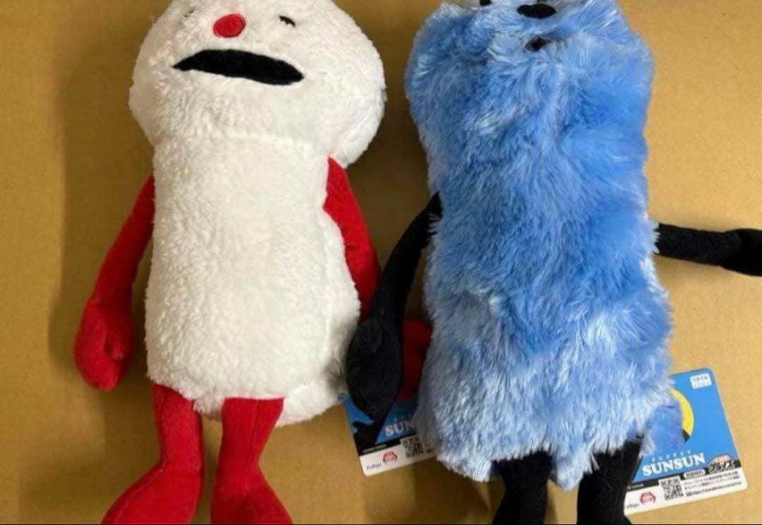 パペットスンスン　おすわりBigぬいぐるみ　スンスン＆ノンノン ten-ten-store_ptss-obnwa-2s