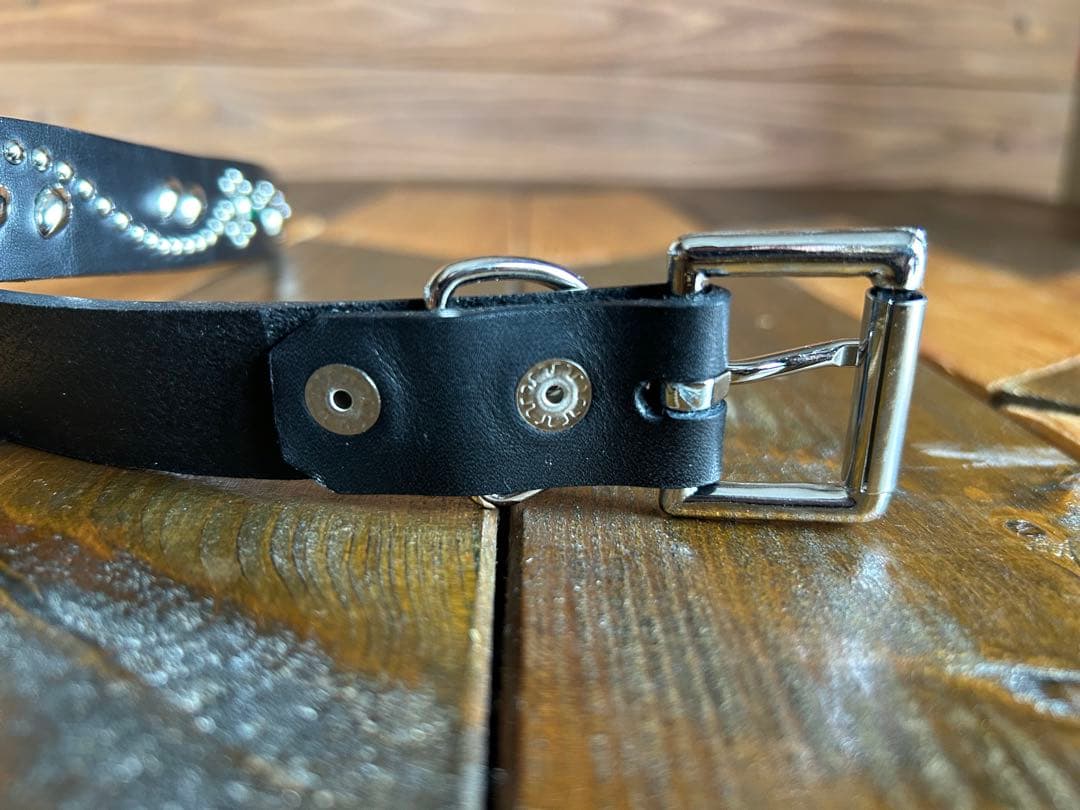 スタッズナローベルト22mm幅 ダブルリーフhtcナロー好き - メルカリ