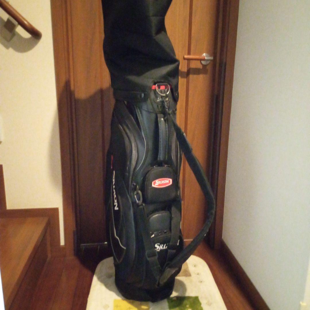 中古】Srixon ブラック キャディバッグ フード付き 6分割式 9型 - メルカリ