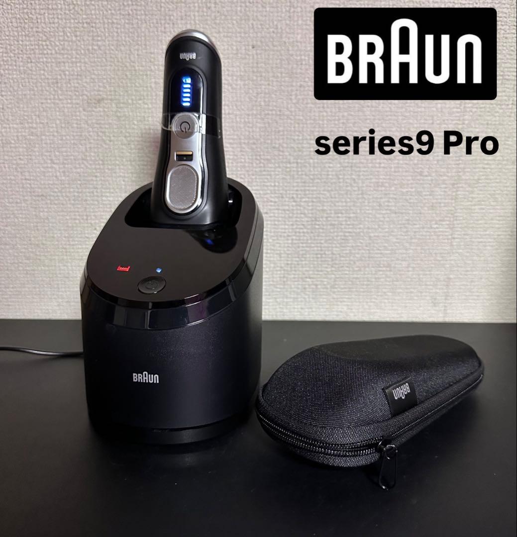＊通常使用可能【braun】series9 pro シェーバー ジャンク BRAUN ブラウン 充電式シェーバー シリーズ9Pro 9587CC 6in1全自動