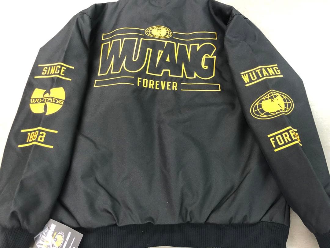 WU-TANG CLAN ボタンスタジャン 黒 - メルカリ
