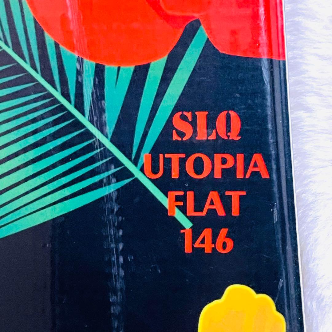 未使用に近い】SLQ146cm FLUX(M)スノーボードビンディングセット