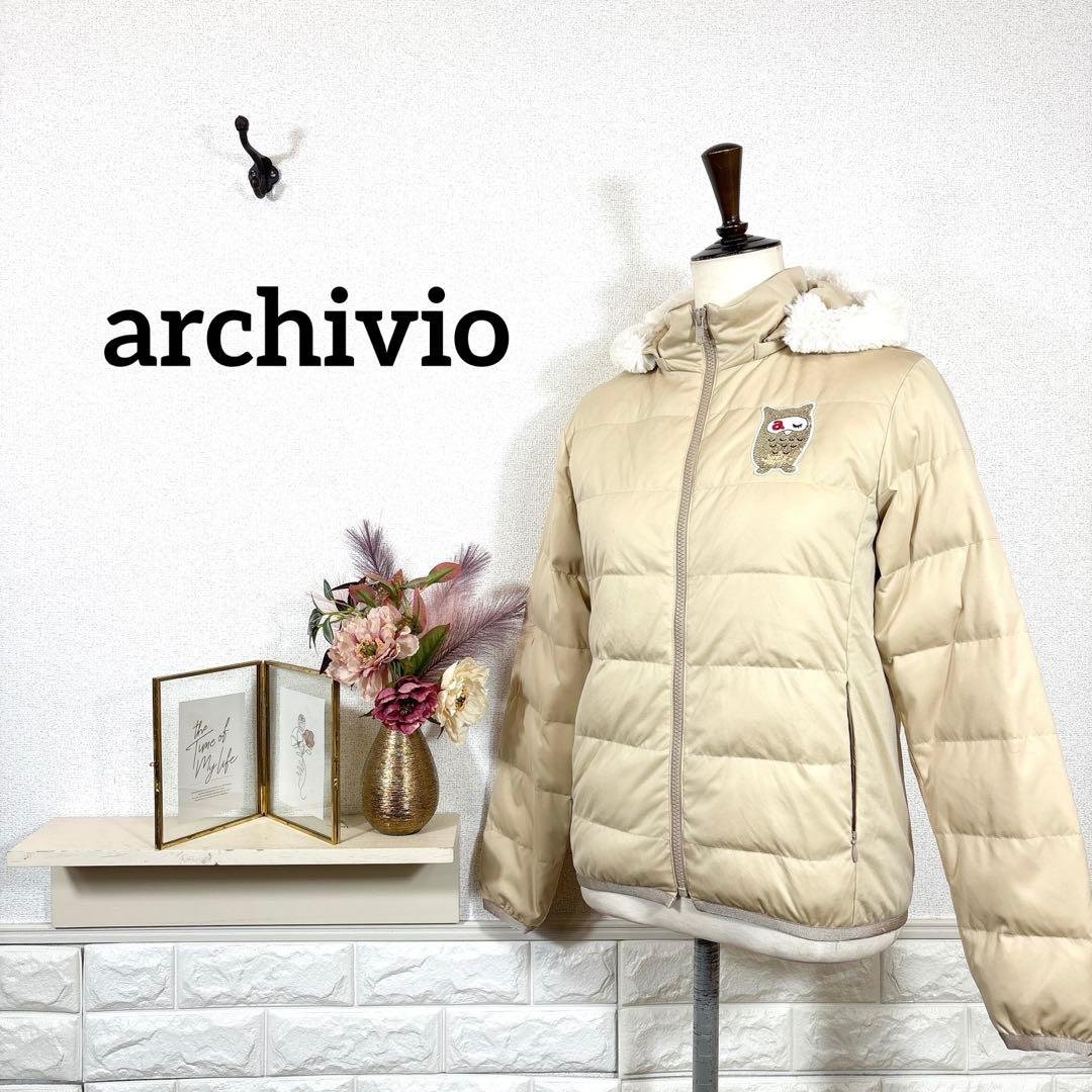 ARCHIVIO☆ アルチビオ ダウンジャケット 中綿 ファー ゴルフウェア