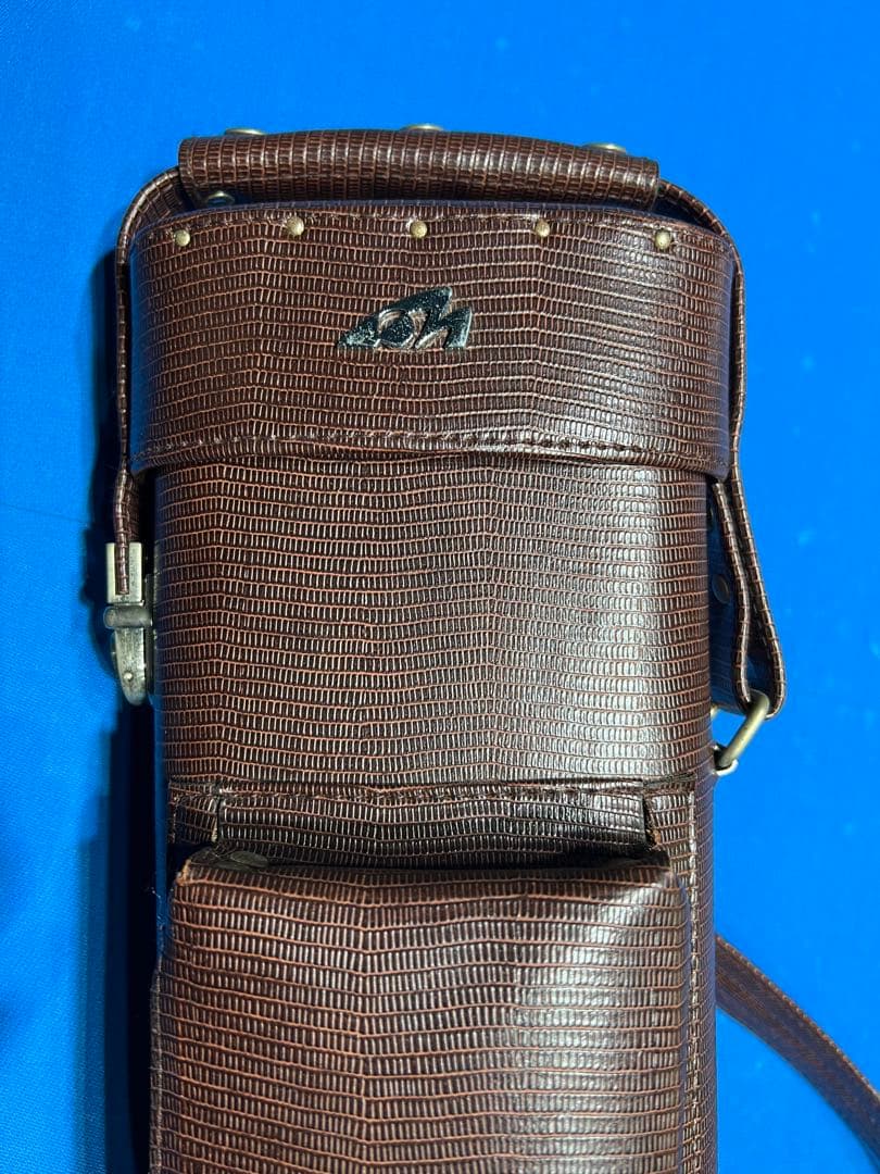 ビリヤード　メッズキューケース ブラウン キューケース Mezz MZ-24T 茶 ブラウン (バット2本シャフト4本収納