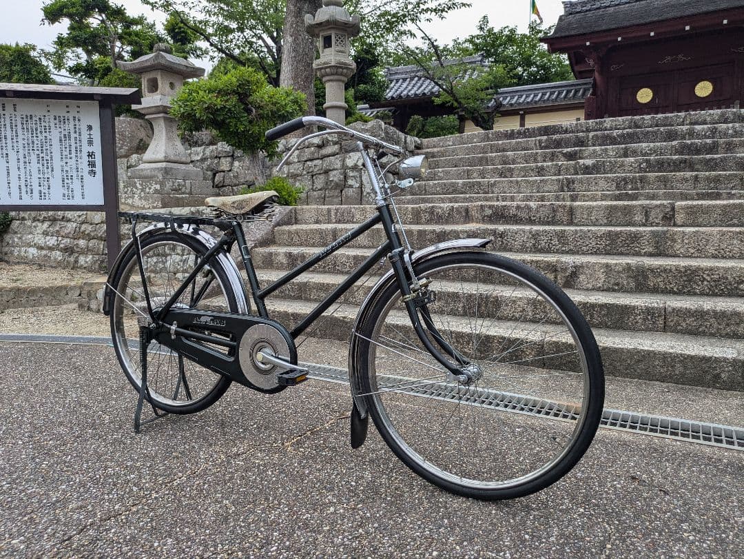 美品 丸石 実用車 昭和 レトロ 自転車 - メルカリ