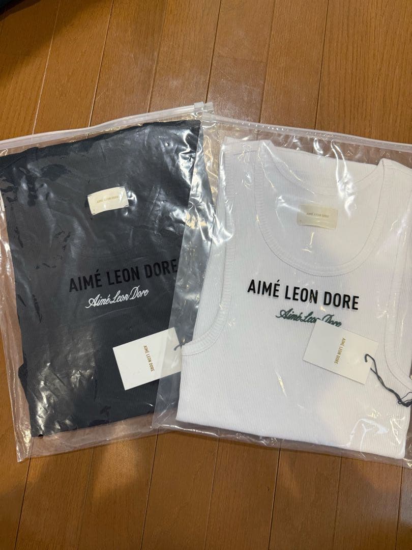 新品 2枚セット AIME LEON DORE タンクトップ AIME LEON DORE EMBROIDERED LOGO TANK TOP ▫️Direct for more