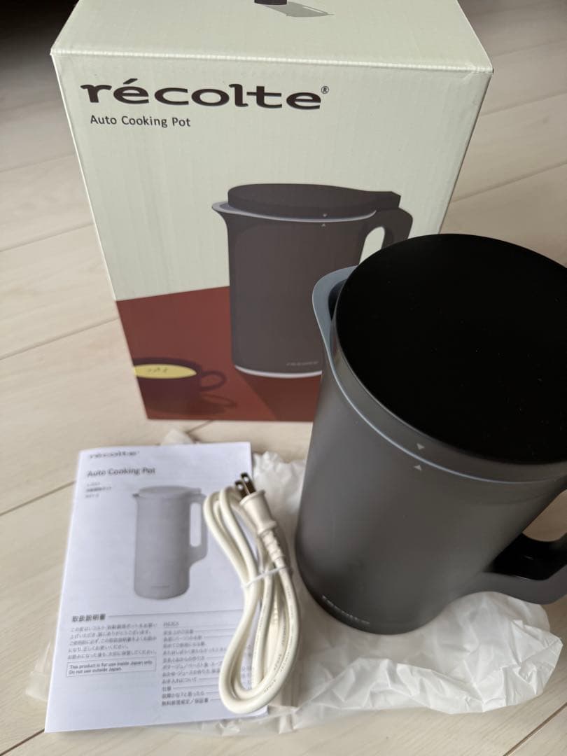 récolte Auto Cooking Pot 自動調理ポット 製品情報／Auto Cooking Pot［自動調理ポット］、新色・ナチュラル