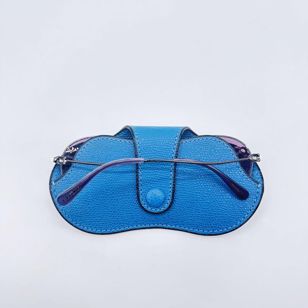 美品☆Valextraヴァレクストラ メガネケース 青色☆B83 - メルカリ