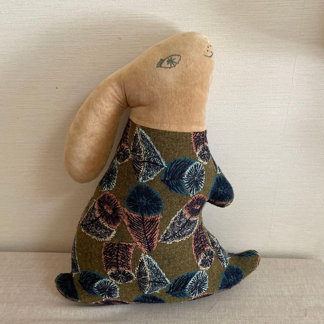 ミナペルホネン ウサギクッション - メルカリ