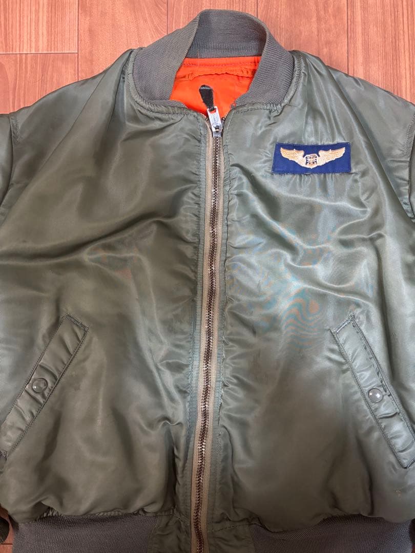 60s MA-1 実物 XL 1967年製 MIL-J-8279D オリジナル - メルカリ