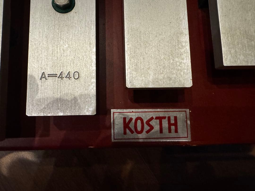 昭和レトロ】KOSTH 鉄琴 A-440 YAMAHAマレット付き