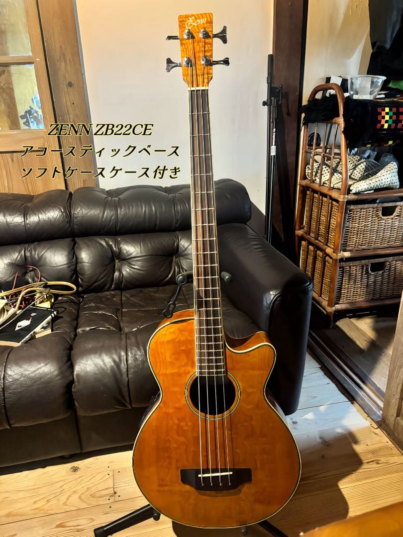 ZENN アコースティックベース ソフトケース付き PLAYTECH(旧ZENN） ( プレイテックゼン ) Acoustic Bass Bag
