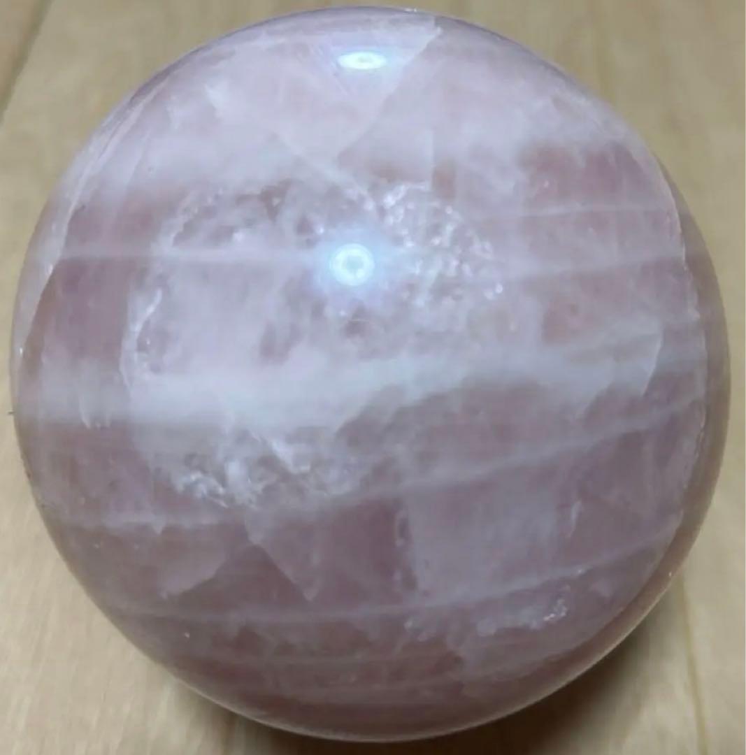 希少 ローズクォーツ スフィア 1.15kg 天然石