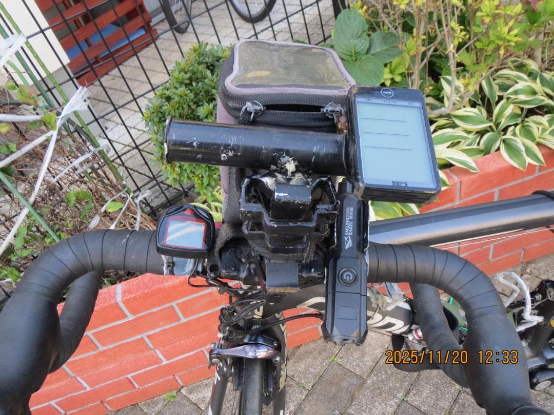 カーボン製ロードバイク キャノンデール社製 シマノ20段変速 GPS付サイコン