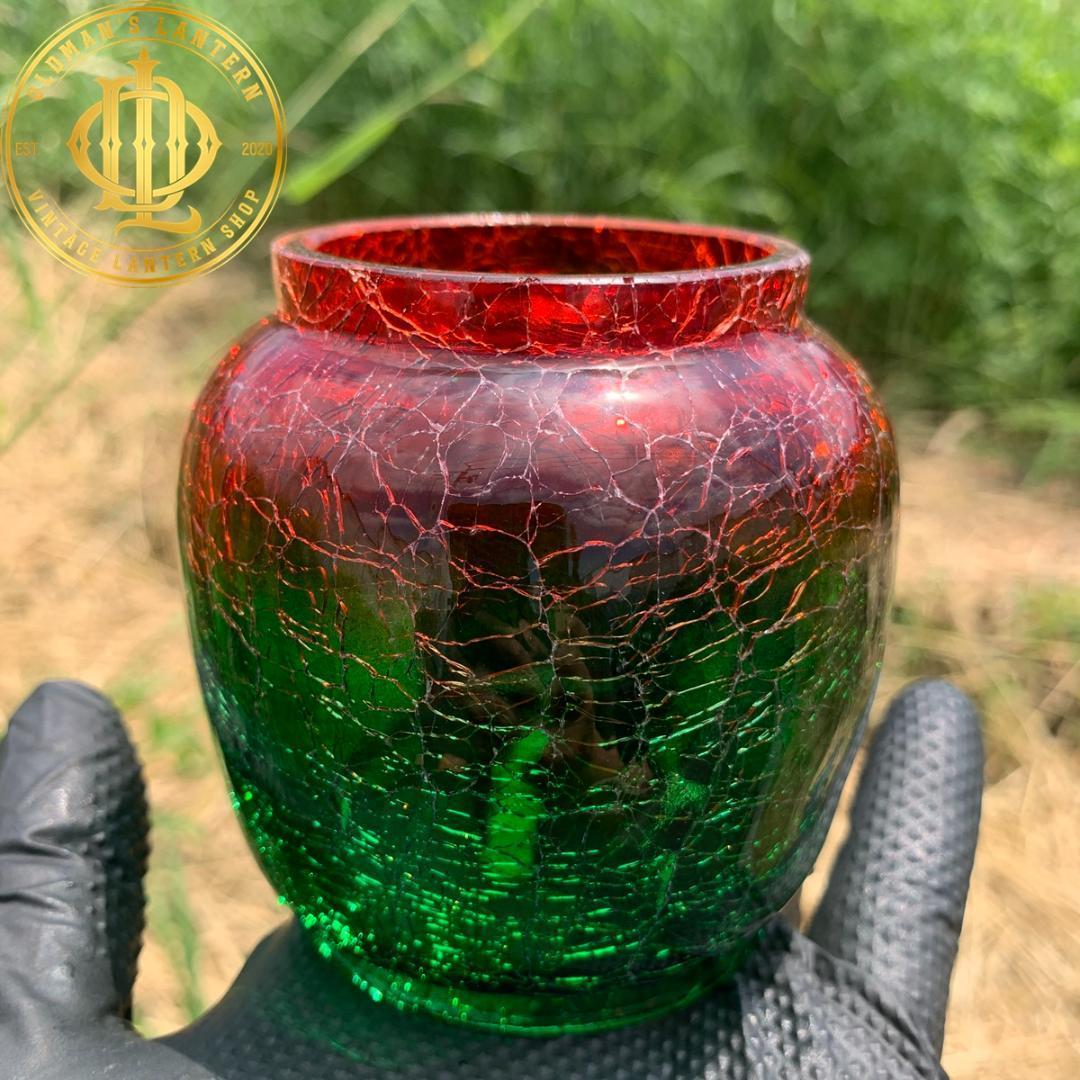 限定】クラックグラス クラシックグリーン/アンバー Feuerhand276