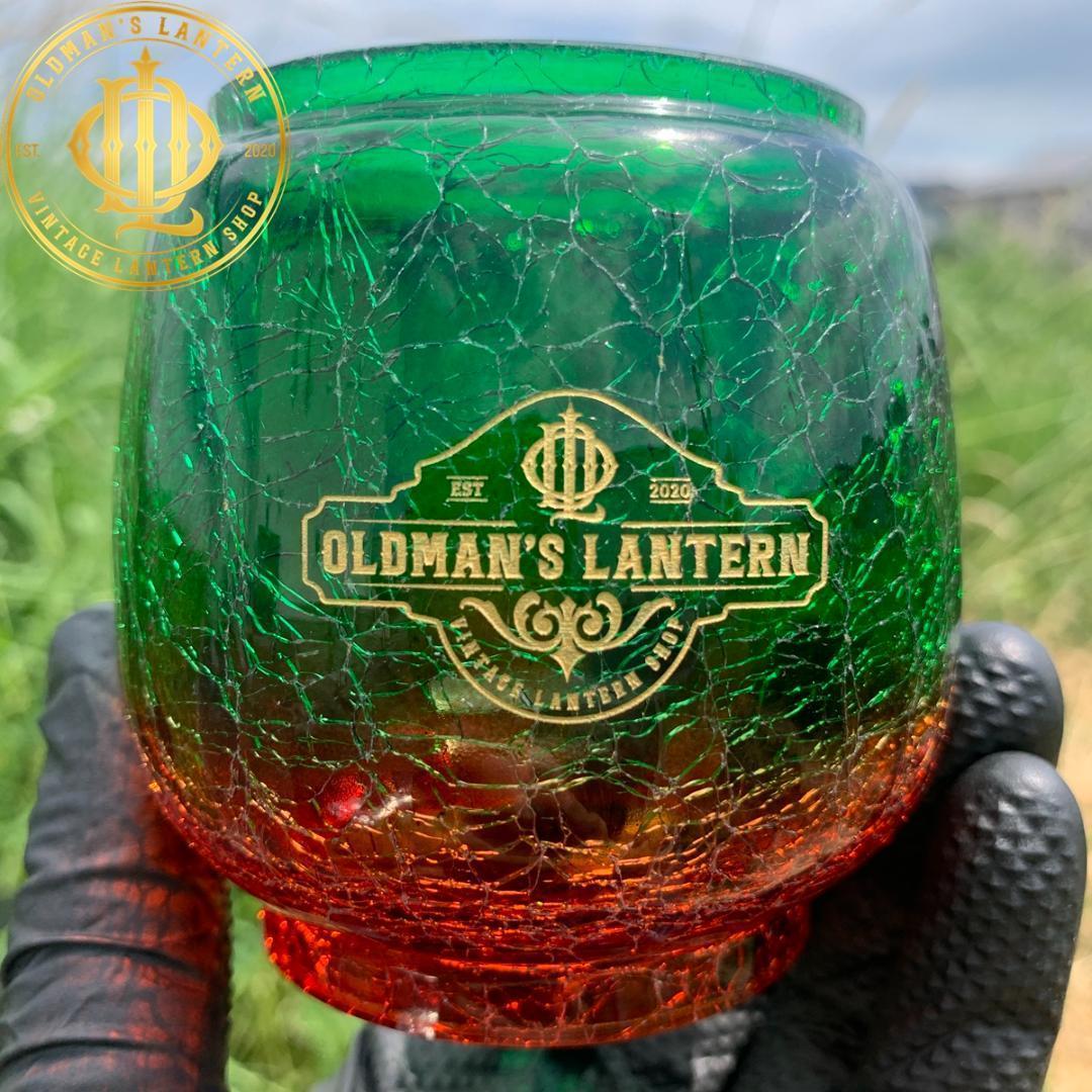 限定】クラックグラス クラシックグリーン/アンバー Feuerhand276 限定