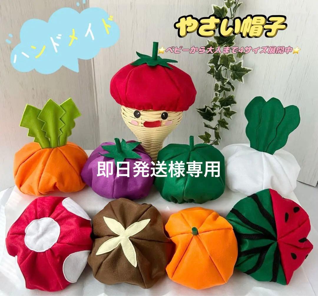 ハンドメイド　野菜　帽子　コスプレ　ハロウィン　オーダー可　105 ハンドメイド 野菜 帽子 コスプレ ハロウィン オーダー可 105 - メルカリ