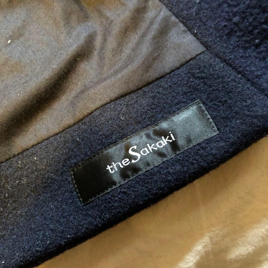 the Sakaki スタジャン Mサイズ ネイビー カシミア混紡 公式 名作 the