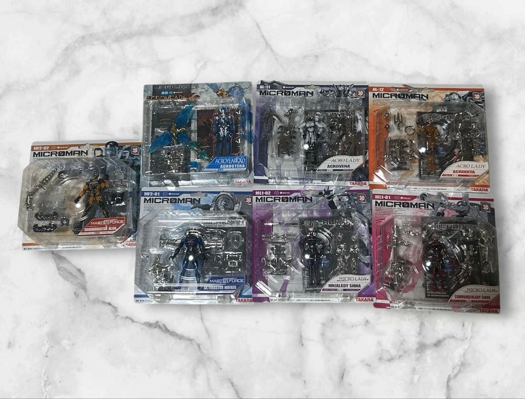 未開封 ミクロマン まとめ売り 未開封 ミクロマン ミクロフォース 5体セット 限定含 未開封
