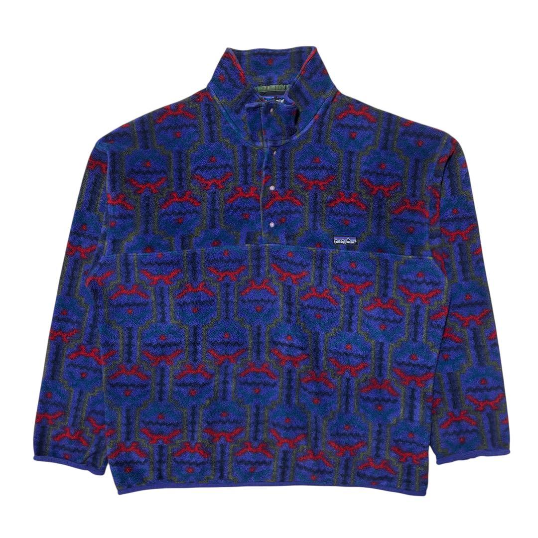 レア 雪なし 90s patagonia パタゴニア 総柄 スナップT 木村拓哉