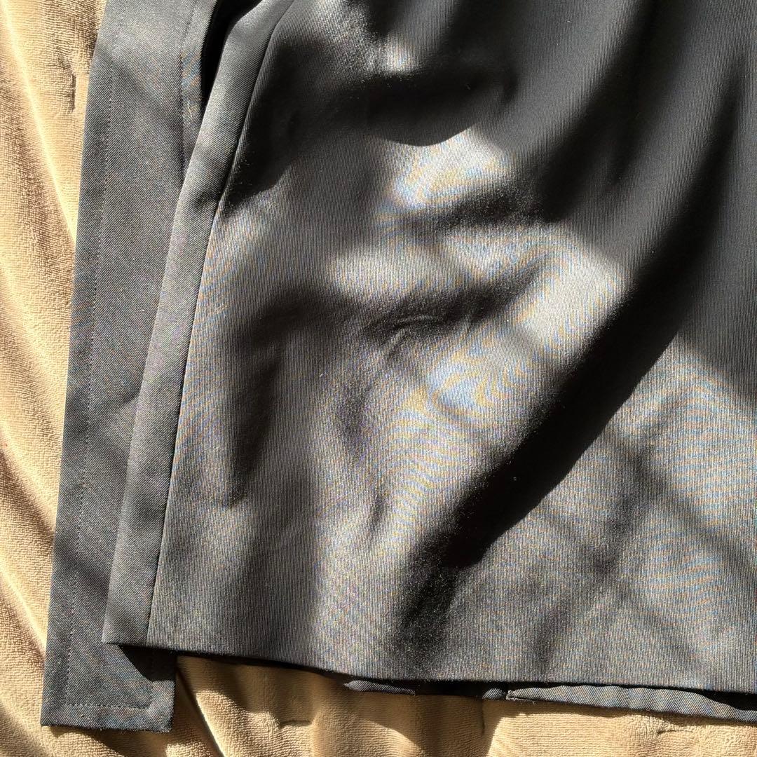 RAINMAKER ウールギャバジン ラップコート ネイビー Fサイズ - メルカリ