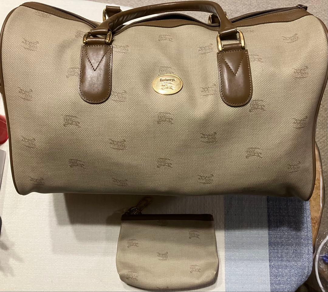 Burberry バーバリー　ボストンバック　ポーチセット BURBERRY（バーバリー） 並行輸入 ポーチ ヴィンテージチェック