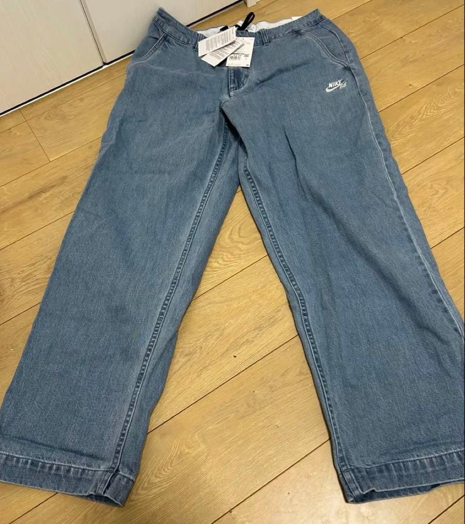 新品未使用 NIKESB デニム スケートボードパンツ XLサイズ 34インチ