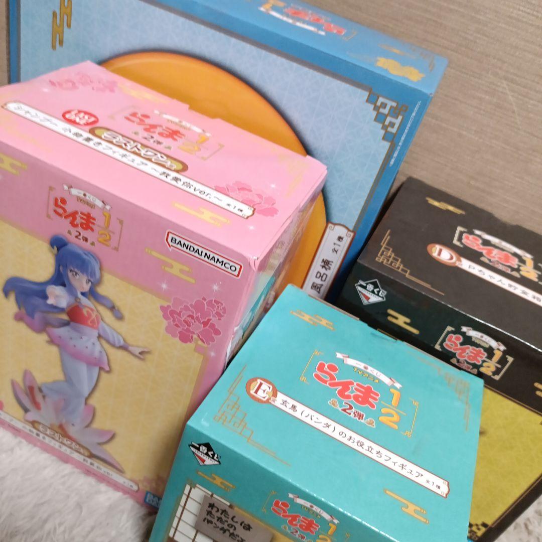 らんま1/2 一番くじ（ラストワン、C賞風呂桶、D賞貯金箱、