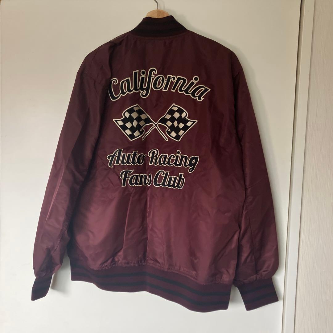 新品】HOUSTON バーガンディ スタジャン X-LARGE