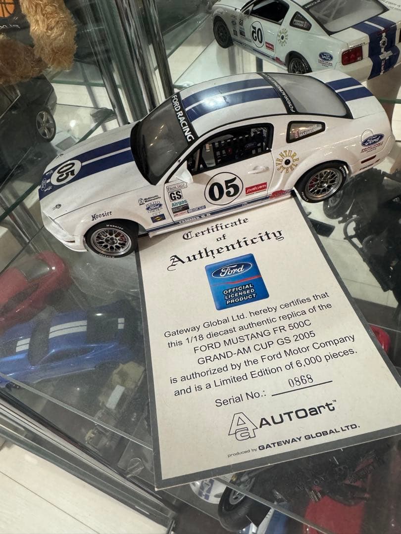 Ford Mustang FR500 1/18スケール ミニカー Ford Mustang Fr500 1/18 Scale Minicar | eBay