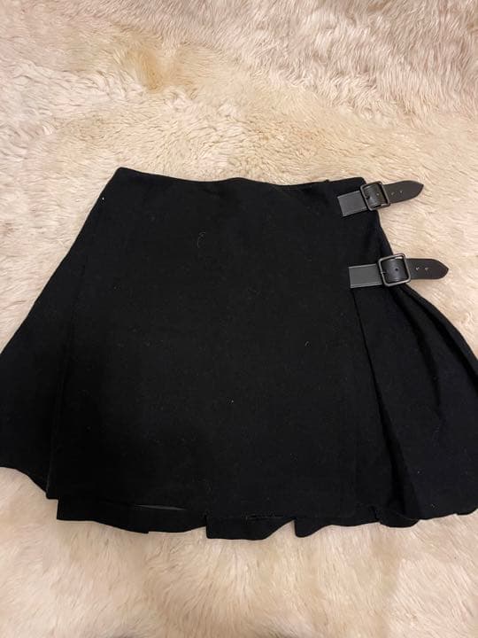 ミ*ー様 Burberry ミニスカート BURBERRY ヴィンテージチェック ウールキルト プリーツ スカート
