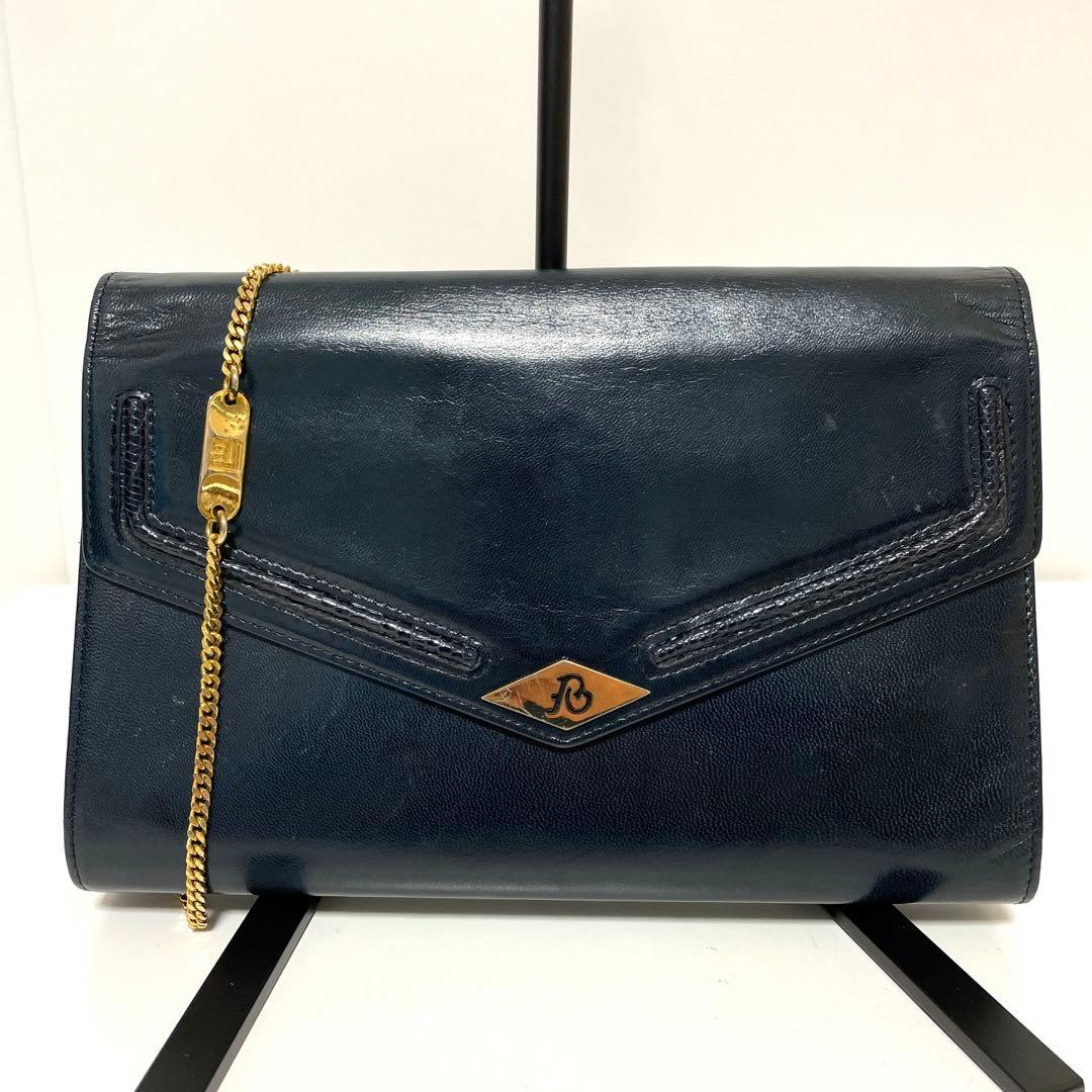 pierre balmain ピエールバルマン チェーン ショルダーバッグ 中古